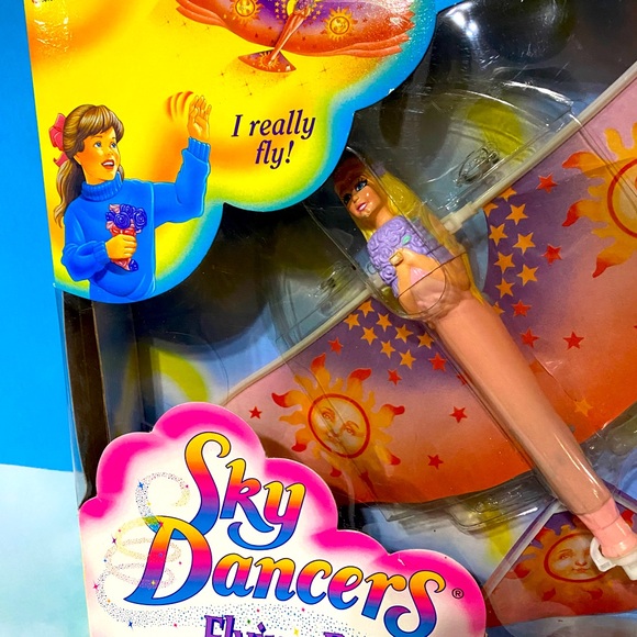 SKY DANCER VTG 1995 COLLECTIBLE FLYING PRINCESS WIND CHARMER IN ORIGINAL BOX - Picture 5 of 14